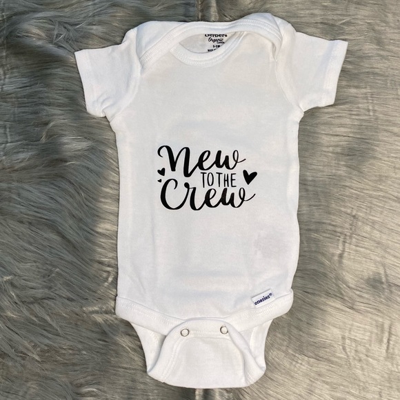 Gerber Other - New To The Crew Baby Onesie